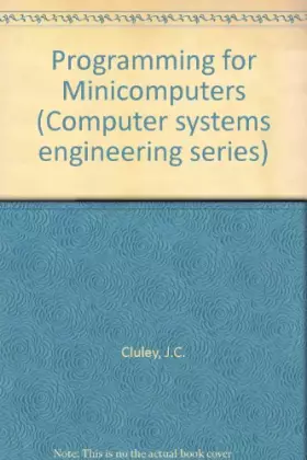 Couverture du produit · Programming for Minicomputers