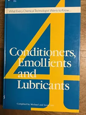 Couverture du produit · Conditioners, Emollients and Lubricants