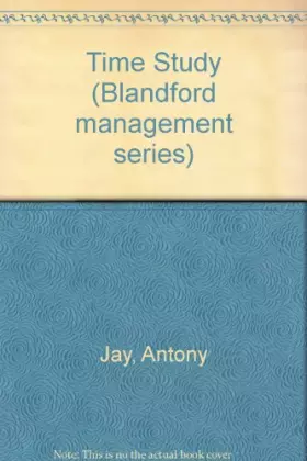 Couverture du produit · Time study (Blandford management series)