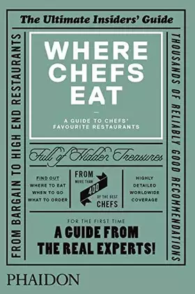 Couverture du produit · Where chefs eat