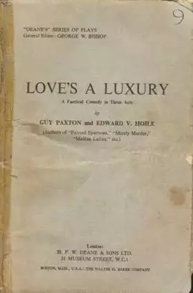 Couverture du produit · Love's a Luxury