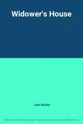 Couverture du produit · Widower's House