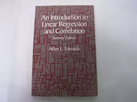 Couverture du produit · An Introduction to Linear Regression and Correlation