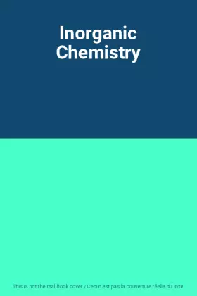 Couverture du produit · Inorganic Chemistry