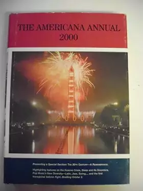 Couverture du produit · The Americana Annual 2000