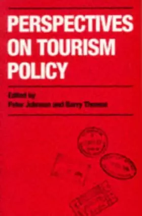 Couverture du produit · Perspectives on Tourism Policy