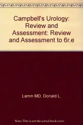 Couverture du produit · Campbell's Urology: Review and Assessment