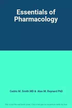 Couverture du produit · Essentials of Pharmacology
