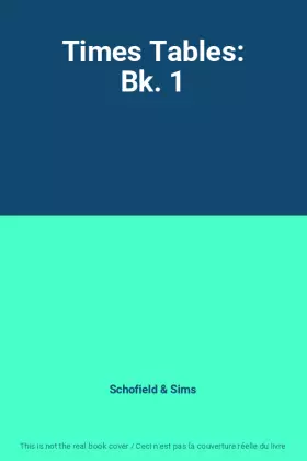 Couverture du produit · Times Tables: Bk. 1