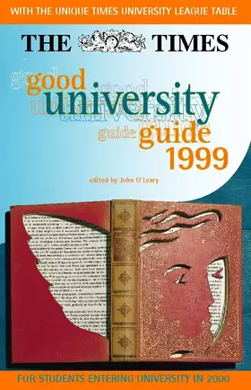 Couverture du produit · The Times Good University Guide 1999