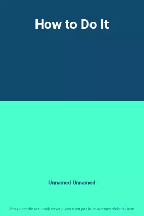 Couverture du produit · How to Do It