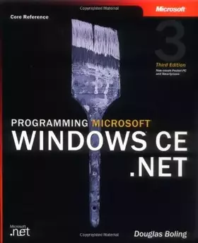 Couverture du produit · Programming Microsoft®  Windows® CE .NET, Third Edition
