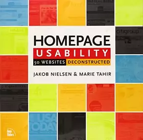 Couverture du produit · Homepage Usability: 50 Websites Deconstructed