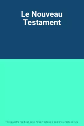 Couverture du produit · Le Nouveau Testament