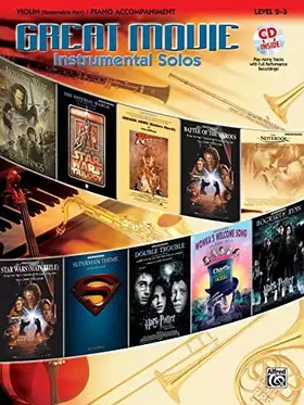 Couverture du produit · Great Movie Instrumental Solos for Strings: Violin (includes pull-out string part), Book, CD & Instrumental Part