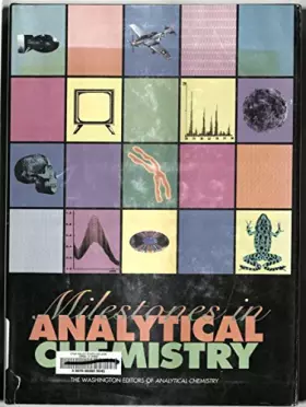 Couverture du produit · Milestones in Analytical Chemistry