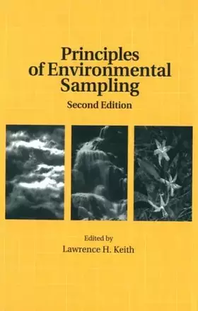 Couverture du produit · Principles of Environmental Sampling (ACS Professional Reference Book)