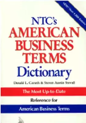 Couverture du produit · Ntc's American Business Terms Dictionary