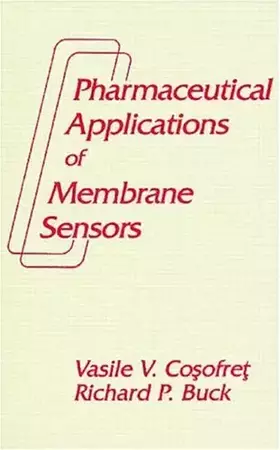 Couverture du produit · Pharmaceutical Applications of Membrane Sensors
