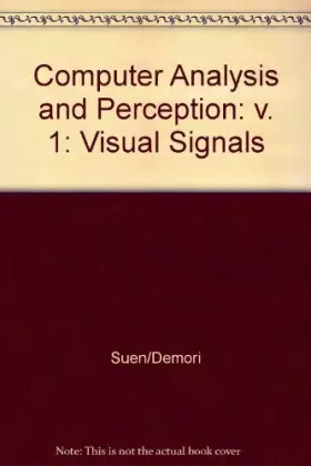 Couverture du produit · Computer Analysis and Perception: Visual Signals