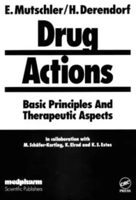 Couverture du produit · Drug Actions; Basic Principles and Therapeutic Aspects