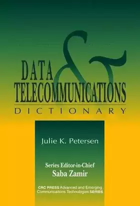Couverture du produit · Data & Telecommunications Dictionary