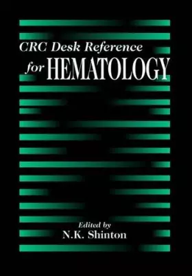 Couverture du produit · CRC Desk Reference for Hematology