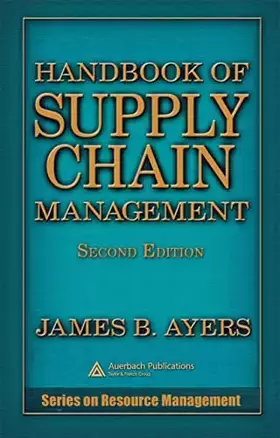 Couverture du produit · Handbook of Supply Chain Management (Resource Management)