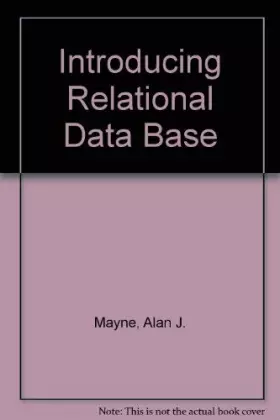 Couverture du produit · Introducing Relational Data Base