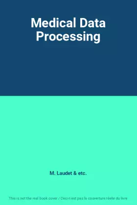 Couverture du produit · Medical Data Processing