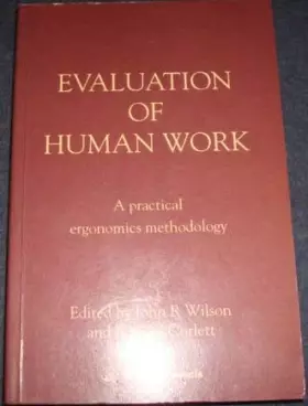 Couverture du produit · Evaluation Of Human Work