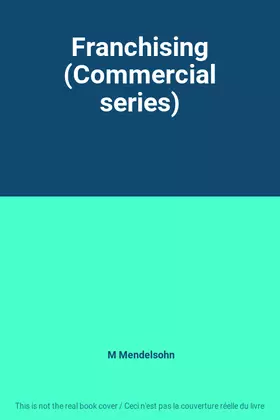 Couverture du produit · Franchising (Commercial series)