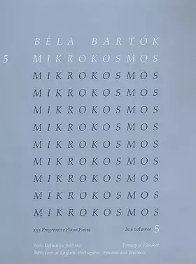 Couverture du produit · MIKROKOSMOS VOL 5