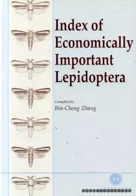 Couverture du produit · Index of Economically Important Lepidoptera