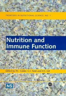 Couverture du produit · Nutrition and Immune Function (Frontiers in Nutritional Science, 1)