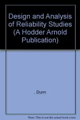 Couverture du produit · DESIGN ANALYSIS OF RELIABILITY STUDIES STATISTICAL EVALUA OF MEASUREMENT ERRORS