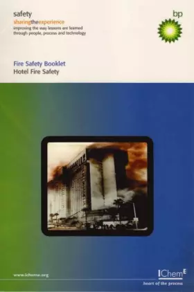 Couverture du produit · Hotel Fire Safety - IChemE