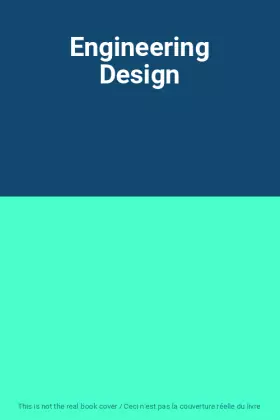 Couverture du produit · Engineering Design