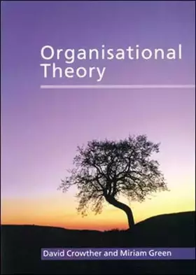 Couverture du produit · Organisational Theory