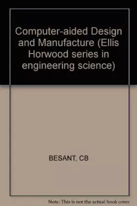 Couverture du produit · Computer-aided Design and Manufacture