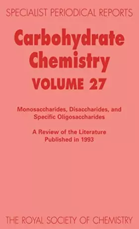 Couverture du produit · Carbohydrate Chemistry (27)