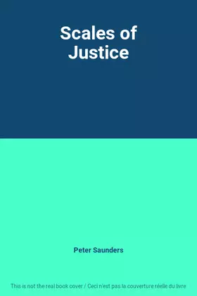 Couverture du produit · Scales of Justice