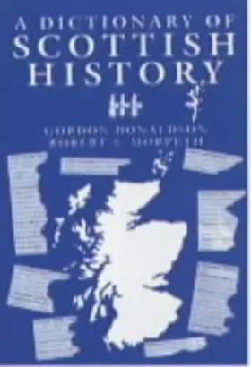 Couverture du produit · A Dictionary of Scottish History