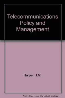 Couverture du produit · Telecommunications Policy and Management