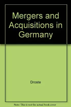 Couverture du produit · Mergers and Acquisitions in Germany