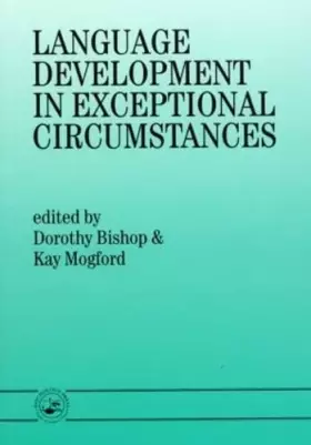 Couverture du produit · Language Development In Exceptional Circumstances