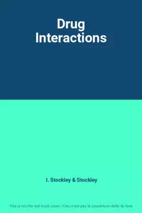 Couverture du produit · Drug Interactions