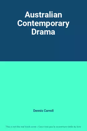 Couverture du produit · Australian Contemporary Drama