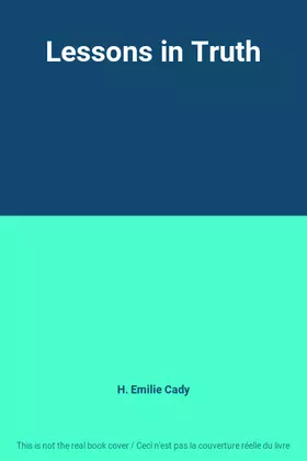 Couverture du produit · Lessons in Truth