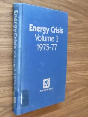 Couverture du produit · Energy Crisis: 1975-1977
